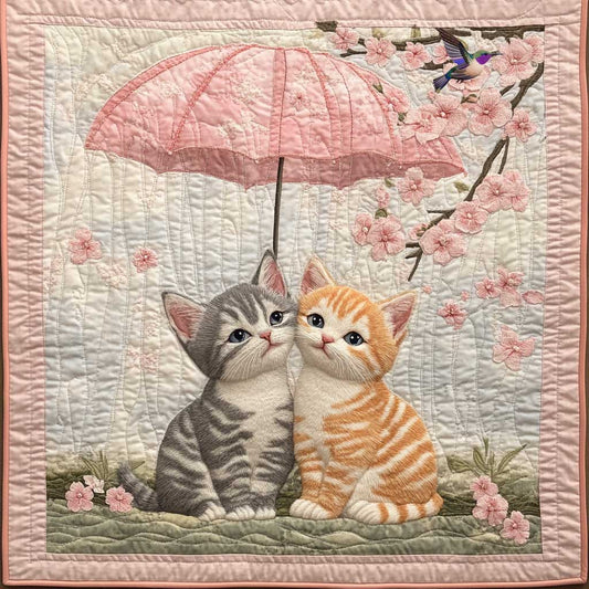 Umbrella Cat Blossom WP0411034CL Quilt