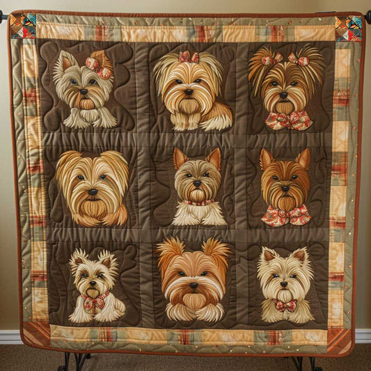 Vintage Cute Miniature Schnauzer WP1610037CL Quilt