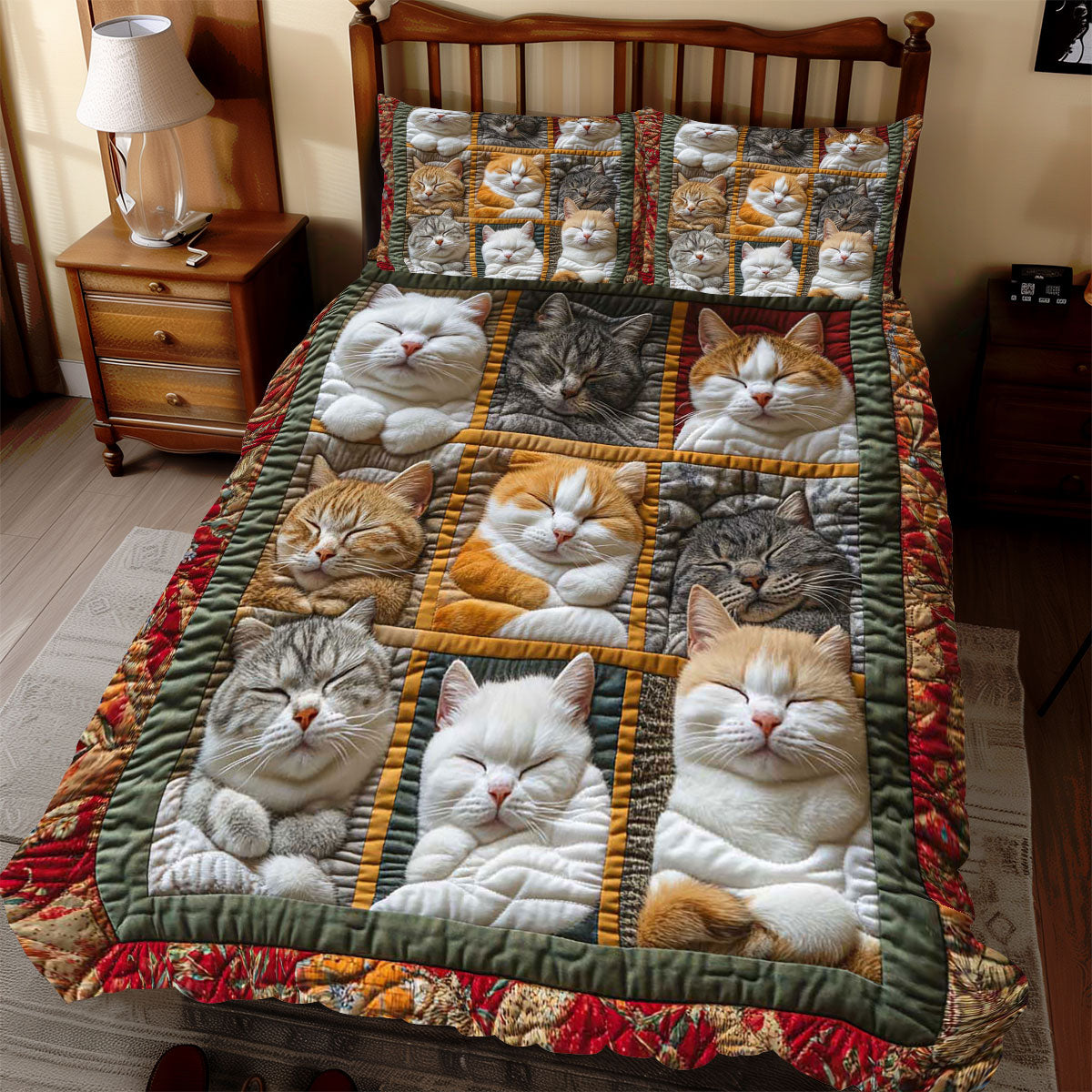 Sleeping Royal Cat WP0608019CL Duvet Cover Set