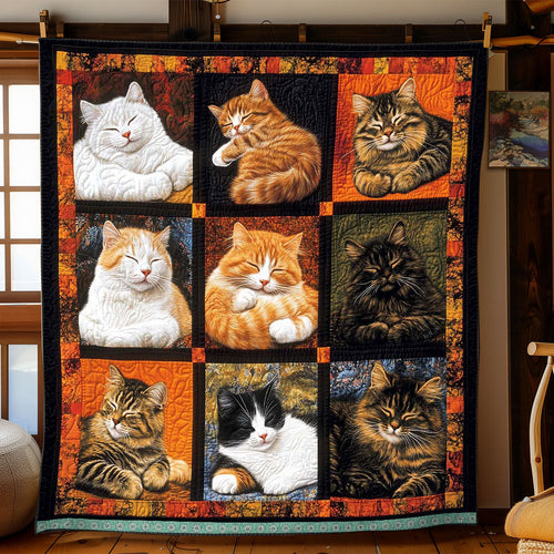 Sleeping Cat Collection WP0608022CL Quilt