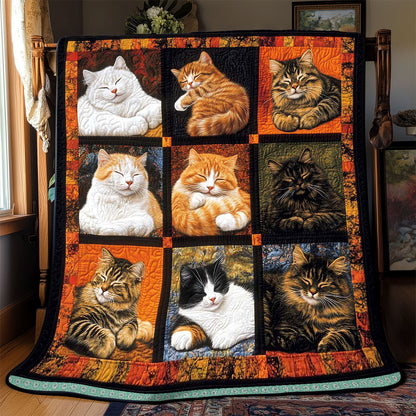 Sleeping Cat Collection WP0608022CL Quilt