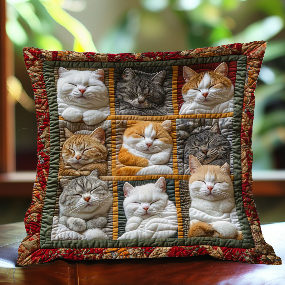 Sleeping Royal Cat WP0608019CL Quilt Pillow Case