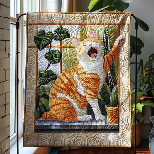 Yawning Cat WJ2810025CL Quilt