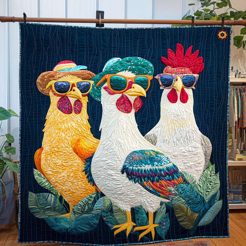 Adventurous Chicken WJ0911003CL Quilt