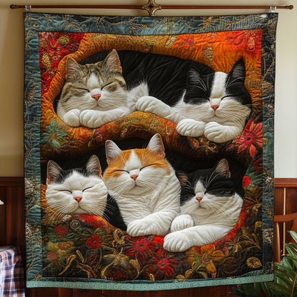 Cute Lazy Cats XR1307053CL Quilt