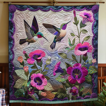 Hummingbirds XR2606009CL Quilt