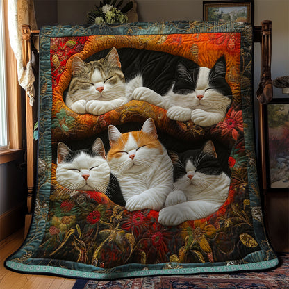 Cute Lazy Cats XR1307053CL Quilt