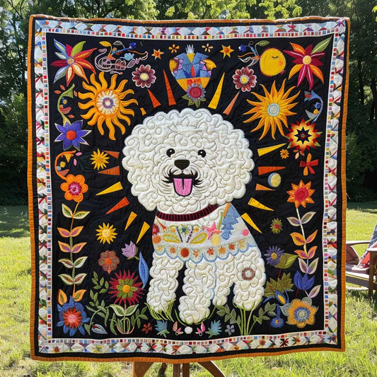 Cute Aura Poodle WP1610012CL Quilt