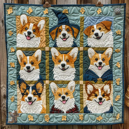 Corgi Trendsetters  WN1610016CL Quilt