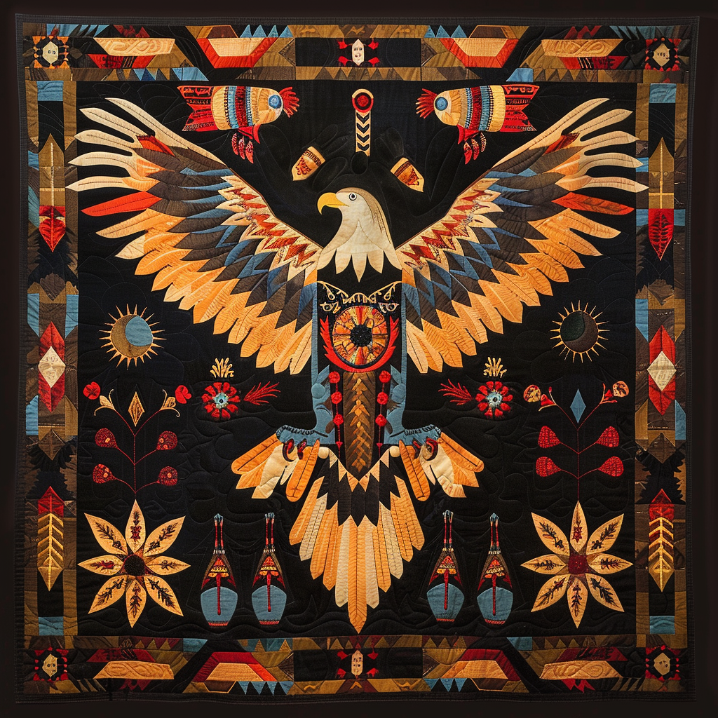 Eagle Native American WJ1206003CL Quilt