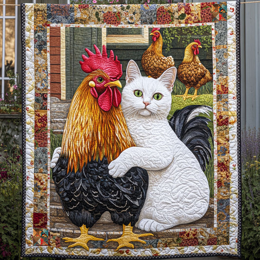 British Shorthair Chicken WT2610012CL Quilt