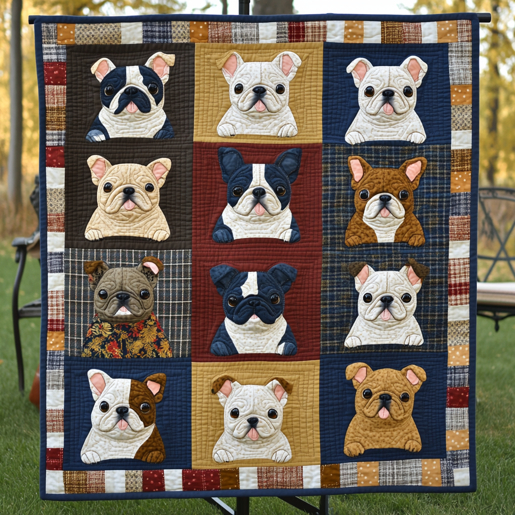 French Bulldog MH1909001CL Quilt