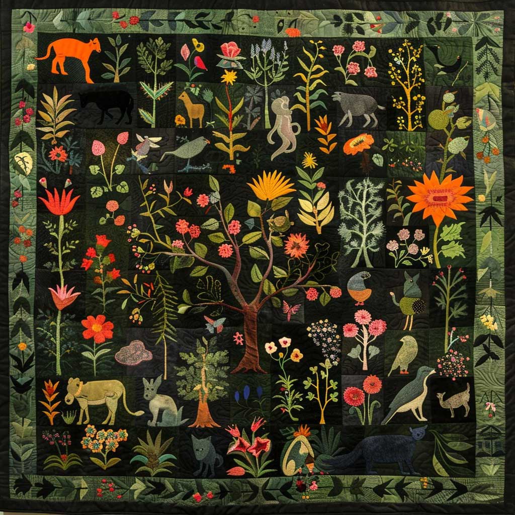 In A Forest WM2707001CL Quilt