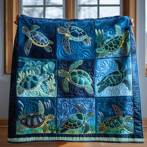 Marine Sea Turtles XR0808056CL Quilt