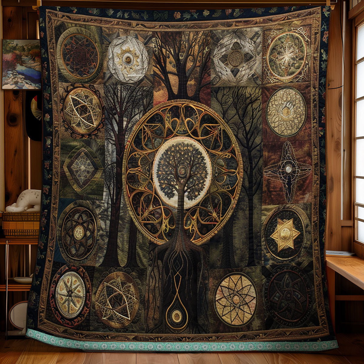 Mystic Tree Of Life WN1709039CL Quilt